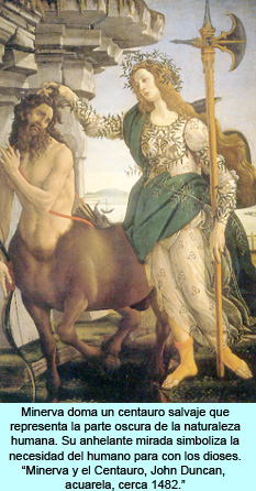 Minerva y el Centauro